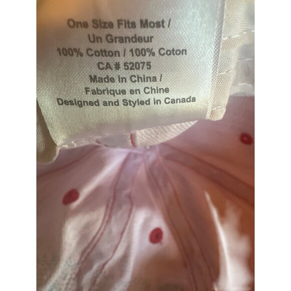 Canada Jasper Cap Red Embroidered "Canada Est. 1867" Baseball Hat Adjsutable - Picture 6 of 6